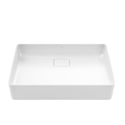 Cuba De Apoio Retangular Borda Fina Flow Branco Docol 60x40x12,5cm