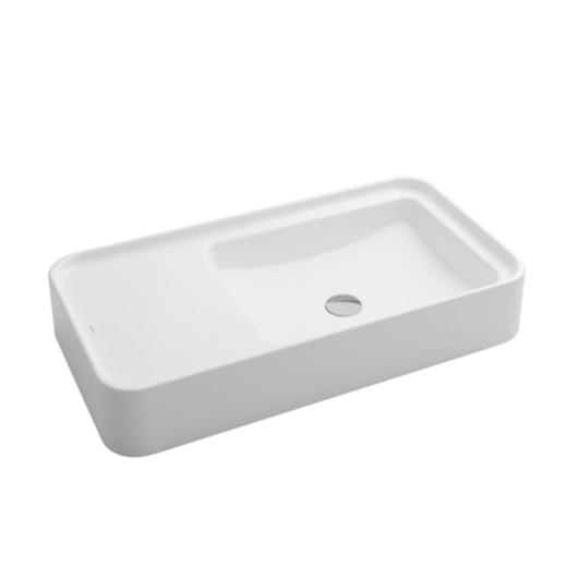 Cuba De Apoio Retangular Branco Frame 76x40x14cm Docol - Imagem principal - 82fb8235-f91d-4fe9-840f-4ce655c6c25a
