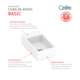 Cuba De Apoio Retangular Com Mesa Basic Curve Branco Celite 44x25cm - 4db9c1a4-8eee-48be-93df-1a3f477195e3