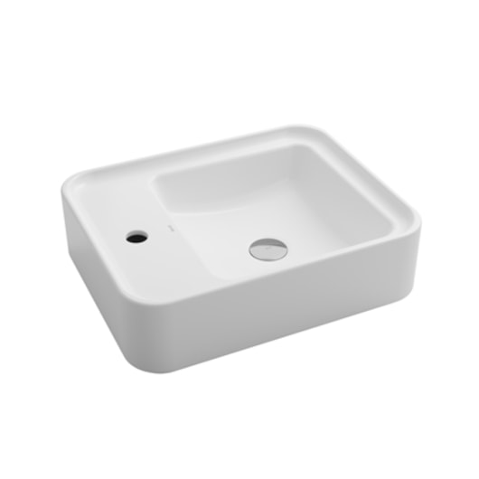 Cuba De Apoio Retangular Com Mesa Branco Frame 50x40x14cm Docol - Imagem principal - 5742f46b-ac1e-49aa-9d98-23e619c20326