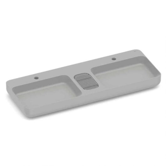 Cuba de Apoio Retangular com Mesa e Válvula Oculta 7/8 Infinity 110x42cm Stone Roca - Imagem principal - f6747a02-54b3-4f52-9f2a-c1c35a6087ef