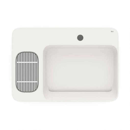 Cuba de Apoio Retangular com Mesa e Válvula Oculta 7/8 Infinity 60x42cm Beige Roca - Imagem principal - c0998083-7fba-4d91-bdb2-18523cd5bfe1