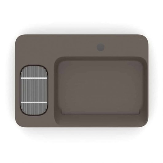 Cuba De Apoio Retangular com Mesa e Válvula Oculta 7/8 Infinity Café Roca 60x42cm - Imagem principal - 45479f99-e4fd-4a06-a285-d30dc59e790b