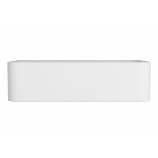 Cuba de Apoio Retangular com Mesa Lateral Slim 50x30cm Branco Deca - Imagem principal - 3dc90285-1f82-450d-840d-e52900130567