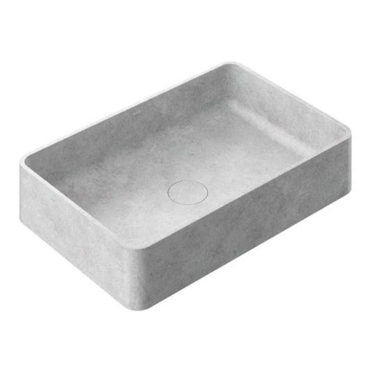 Cuba De Apoio Retangular DocolBloc Concreto Natural Docol 50x32,5x12cm - Imagem principal - a10a97dc-f650-45a9-a8f3-1b0bddb008a2