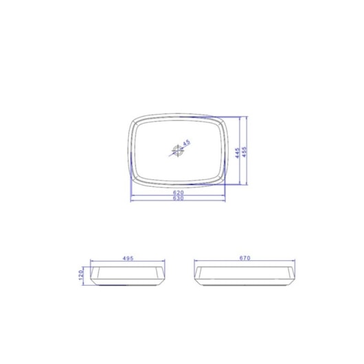 Cuba De Apoio Retangular Jader Almeida Ébano Fosco Deca 67x49,5 cm - Imagem principal - f5469fdc-9f81-42d6-a904-f51d9904079f
