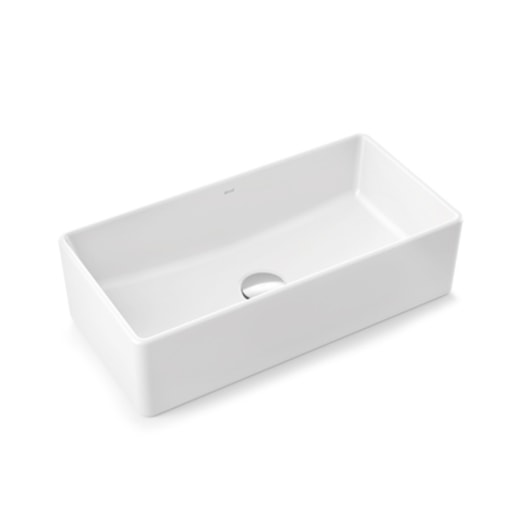 Cuba de Apoio Retangular Luxo Branco Docol 46,5x23,5x12cm - Imagem principal - a41a665e-7646-4850-9479-a8b8c1c17f30