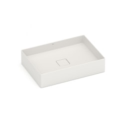 Cuba de Apoio Retangular Sem Mesa Terra T6 Beige Roca 51x36cm