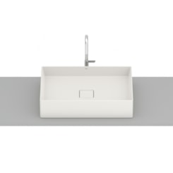 Cuba de Apoio Retangular Sem Mesa Terra T6 Beige Roca 51x36cm