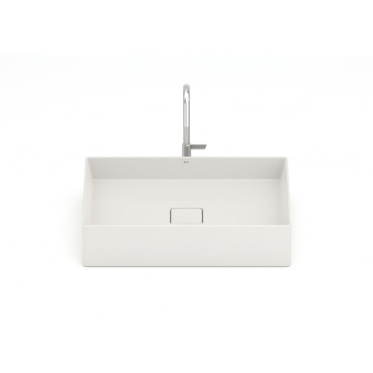 Cuba de Apoio Retangular Sem Mesa Terra T6 Beige Roca 51x36cm - Imagem principal - a19f4458-b8af-477e-a1b2-425fa9689d04