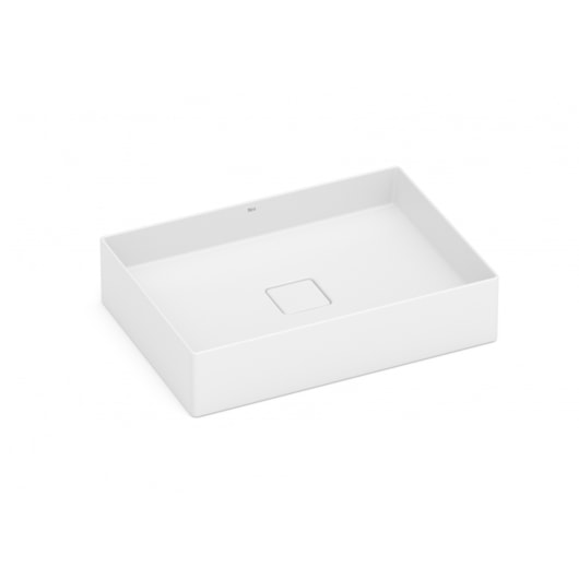 Cuba de Apoio Retangular Sem Mesa Terra T6 Branco Matte Roca 51x36cm - Imagem principal - cb42342a-356b-4979-8e57-1af2eaa7e405