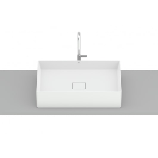 Cuba de Apoio Retangular Sem Mesa Terra T6 Branco Matte Roca 51x36cm - Imagem principal - 54f9283c-21ff-4675-891d-347284c66028
