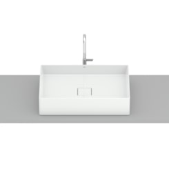 Cuba de Apoio Retangular Sem Mesa Terra T6 Branco Roca 51x36cm