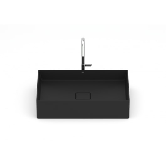 Cuba de Apoio Retangular Sem Mesa Terra T6 Matte Black Roca 51x36cm - Imagem principal - fed3083a-2747-4928-9691-d9e81cebbda2