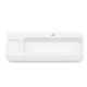Cuba de Apoio Retangular Sem Saboneteira com Mesa e Válvula Oculta 7/8 Infinity Branco Matte Roca 80x42cm - 36f70ea0-be4b-4a7e-a83d-a42a40ca7694