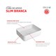 Cuba De Apoio Retangular Slim Branco Deca 40 cm - 587590ea-f643-4c58-a251-09ce11d1b931