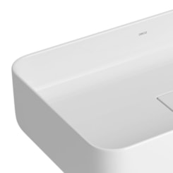 Cuba De Apoio Retangular Slim Branco Deca 50cm