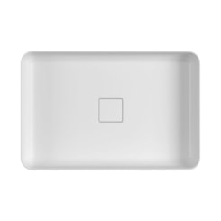 Cuba De Apoio Retangular Slim Branco Deca 60cm