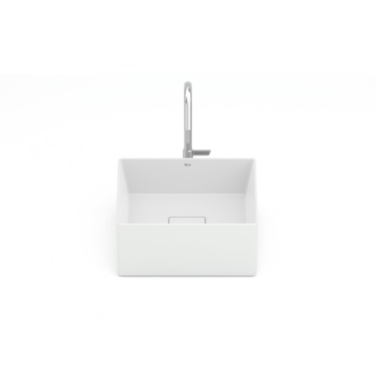 Cuba de Apoio Sem Mesa T3 Terra Blanco Mate Roca 30x30cm - Imagem principal - a58d9de4-0f94-4e6c-992c-8483fc62a187
