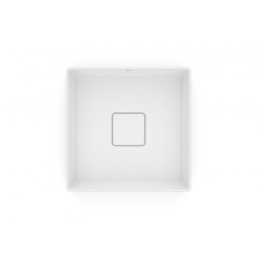 Cuba de Apoio Sem Mesa T3 Terra Branco Matte Roca 30x30cm - Imagem principal - c7576009-daed-4d92-9b93-1b049b6a8c05