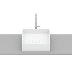 Cuba de Apoio Terra Quadrada Sem Mesa T4 Roca 35x35Cm