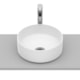 Cuba De Apoio Válvula 7/8 Round Inspira Blanco Mate Roca 37x37cm - 58973d4a-1350-4d0b-a2e6-44411e3bc4d5
