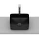 Cuba De Apoio Válvula 7/8 Square Inspira Matte Black Roca 37x37cm - 59492197-753b-41ca-a52b-82f30d810ae6