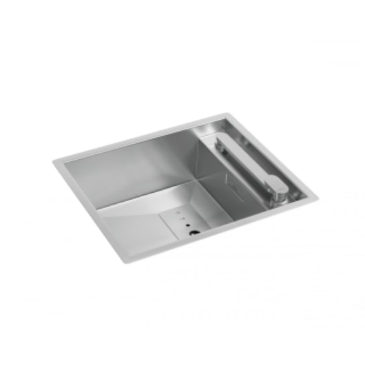 Cuba De Cozinha Inox Supra Com Válvula Deca 52,8X44cm - Imagem principal - d56268f8-c809-4cc7-b705-0856e79df773