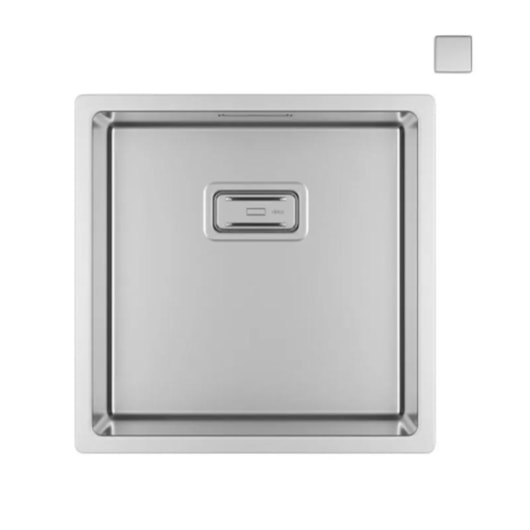 Cuba De Cozinha Inox  Wish Com Válvula Deca 44x44x20cm - Imagem principal - 28bc4199-29cc-4d48-a159-663539c336df