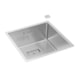 Cuba De Cozinha Inox Wish Com Válvula Deca 44x44x20cm - f3a6edf9-2111-45be-b58e-4b6e3fb8cd98