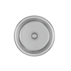 Cuba De Cozinha Redonda Facile Inox Deca 40cm