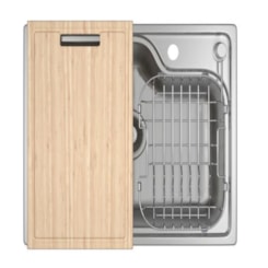 Cuba De Cozinha Retangular Inox Com Acessórios Facile  Deca 60x40cm