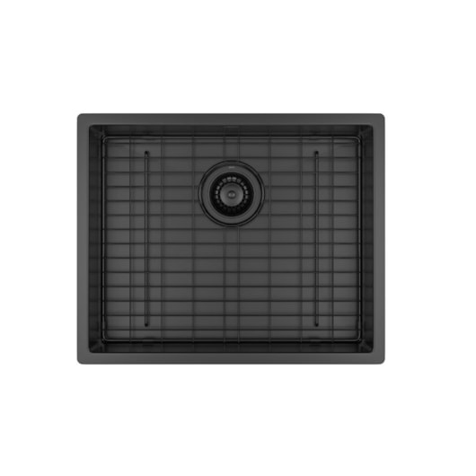 Cuba De Cozinha Retangular Suprema Black Mate Deca 50x40cm - Imagem principal - 8f0f9424-f30f-48c2-aa85-e2fac4a14216