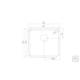 Cuba de embutir Design Collection Quadrum Undermount em Aço Inox com Acabamento Scotch Brite 45 U 45x40cm 94006/112 Tramontina - e8aa82fb-59dd-4f0a-b2fd-90e54ff6c427