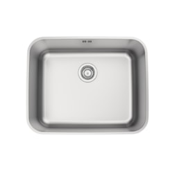 Cuba De Embutir Dora Aço Inox Escovado Com Válvula e Escape Tramontina 50x40cm