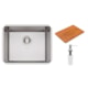 Cuba De Embutir Em aço Inox Com Acessórios Design Quadrum Tramontina 54x44x20,5 - fd685e80-bd65-4c7e-a3da-91861761b594