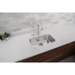Cuba De Embutir Lavínia Com Válvula Em Aço Inox Escovado Tramontina 56x34cm