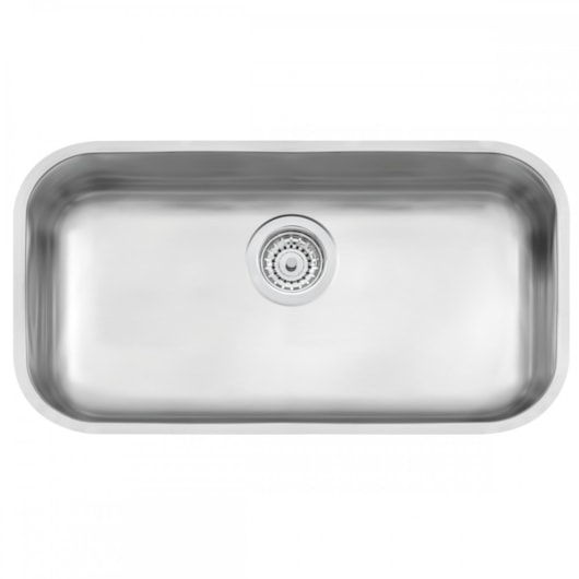 Cuba De Embutir Lavínia Com Válvula Em Aço Inox Escovado Tramontina 56x34cm - Imagem principal - ac8a383f-c4ca-4153-9127-fdbe6564fcf1