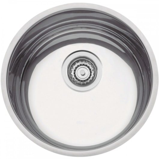Cuba de embutir Luna 38 BL em Aço Inox Alto Brilho Ø38cm Tramontina - Imagem principal - 77d6c9e8-827d-430e-9964-274939ec4e25
