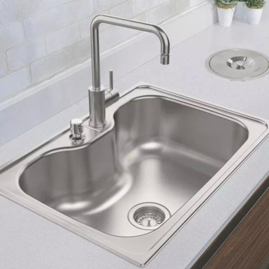 Cuba De Embutir Morgana Inox Escovado Tramontina 69x49cm - Imagem principal - e1080a1b-9f3e-4216-b695-47f8702ce465