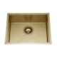 Cuba De Embutir Ou Sobrepor De Inox Para Cozinha Cub2004 Dourado Escovado Rubinettos 55x45x20cm - f8dc7ffd-5aa5-493d-b8d2-cc5212b95a33