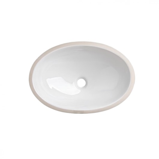 Cuba De Embutir Oval 49,5x33cm Branco Celite - Imagem principal - be3c27f3-d7ba-4a36-8703-24b59661dbc3