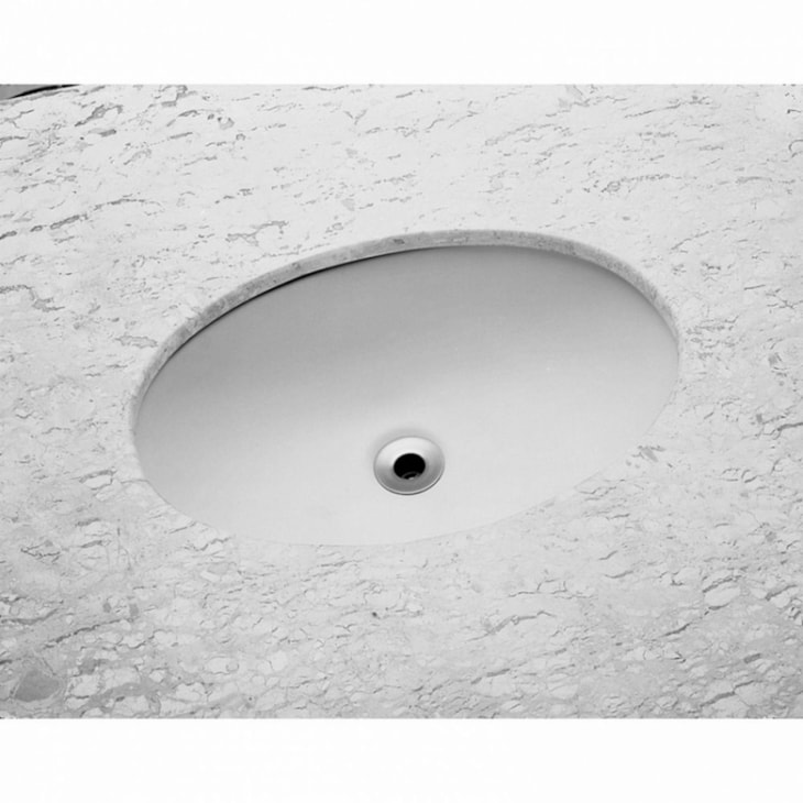 Cuba De Embutir Oval 51x35cm Com Ladrão Branco Incepa