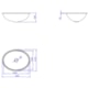 Cuba de Embutir Oval Cinza Real Deca 49X36,5cm - 87fc029c-0849-4b03-bde2-f7202576dacd