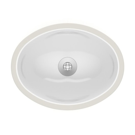 Cuba De Embutir Oval Pequena 39x30cm Branca Incepa - Imagem principal - b75c4b46-b0c3-4f27-bc16-90957c06703f