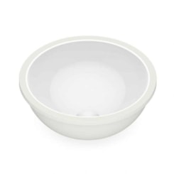 Cuba De Embutir Redonda Sem Mesa Sem Ladrão 36,5cm Branco Incepa