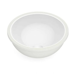 Cuba De Embutir Redonda Sem Mesa Sem Ladrão 36,5cm Branco Incepa