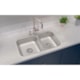 Cuba de Embutir/Sobrepor Com 2 Cubas Isis 2C 34-28 BS em Aço Inox Acetinado Tramontina 69x40Cm - 868700c1-7488-403e-ae95-982ea69cbe50