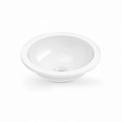 Cuba De Embutir/sobrepor Redonda 21x12,5cm Branco Incepa