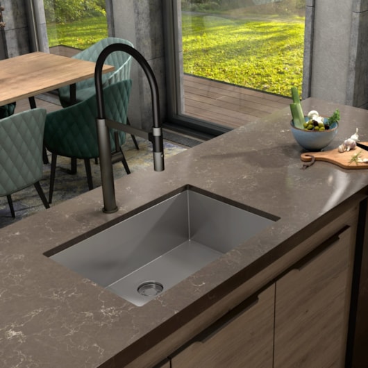 Cuba De Inox Com Válvula Acetinada Quadratino 600 4.1/2  Debacco 60x40cm - Imagem principal - 2679978b-4d4d-48cc-a346-492caf1b0ab6